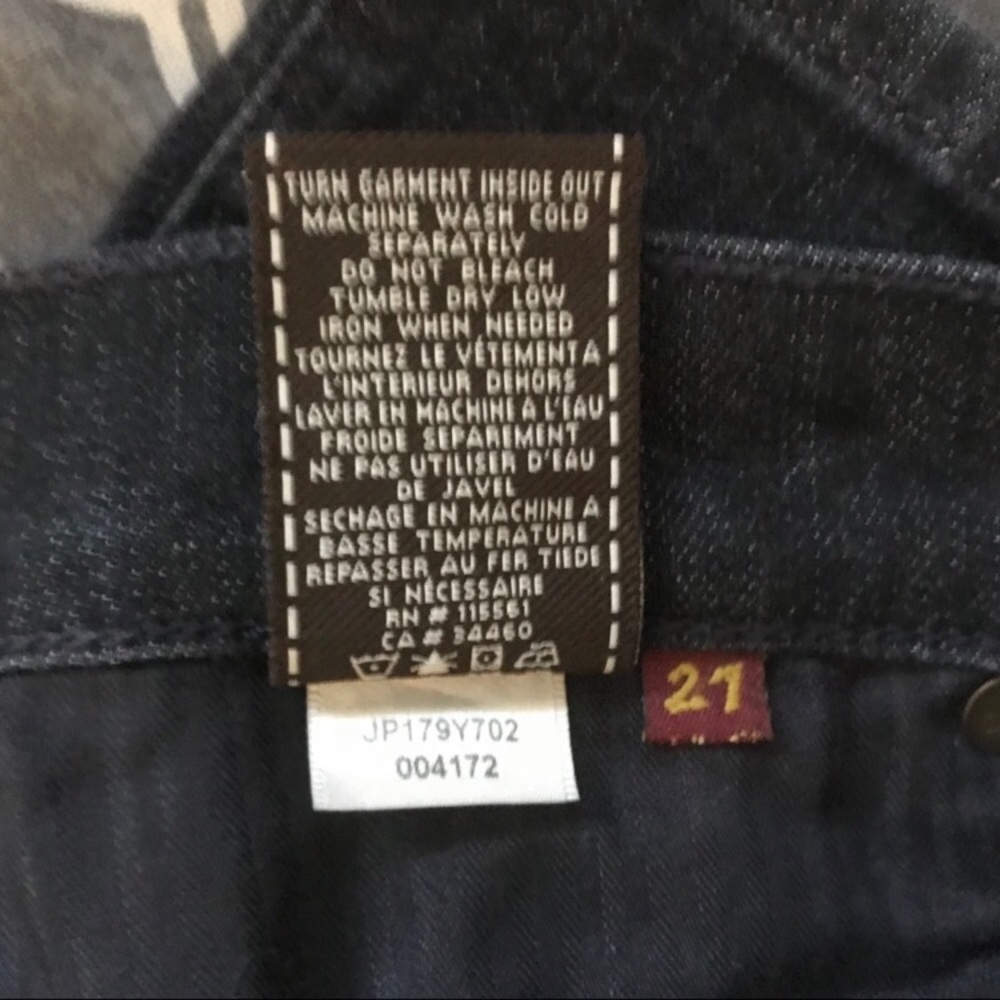 [7FAM] Mid Rise Roxanne Skinny Size 27 Jeans - Picture 6 of 10